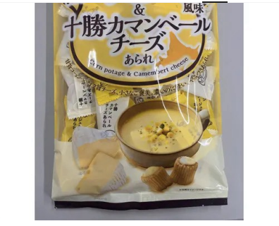 北海道雙口味 起司米果／玉米濃湯口味 爆濃系零食 100g